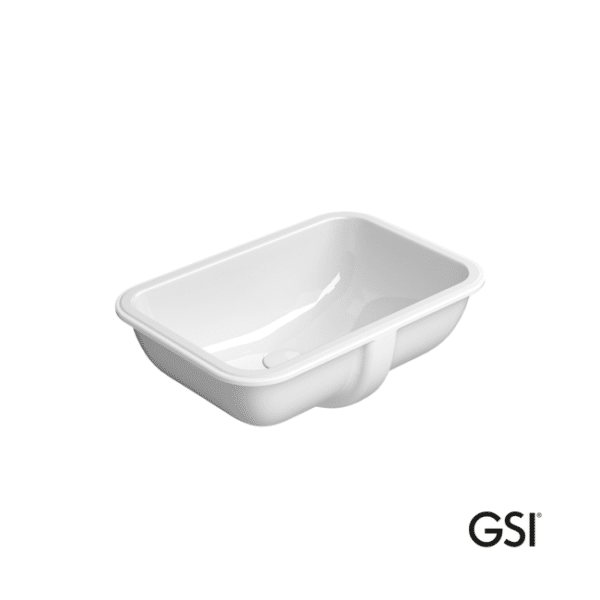 Νιπτήρας pura υποενθετος 50x35 gsi white - Image 1