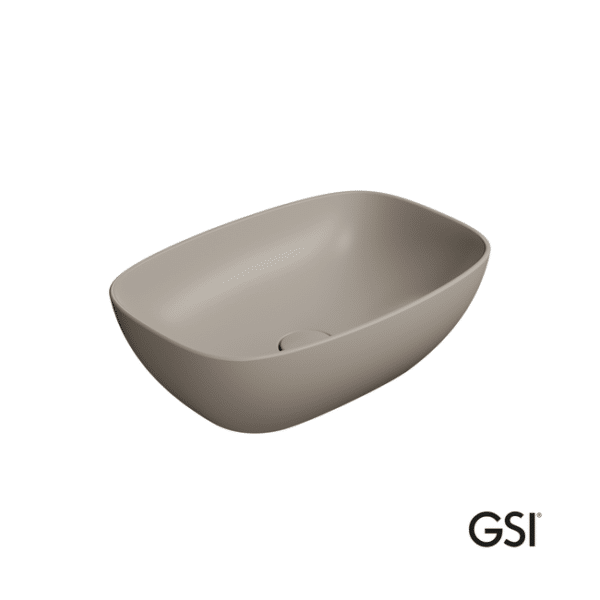Νιπτήρας nubes 50x35 gsi tortora - Image 1