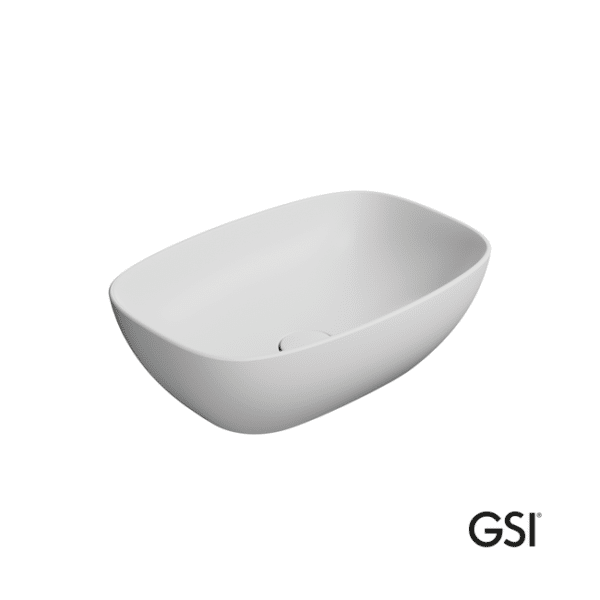 Νιπτήρας nubes 50x35 gsi white matt - Image 1