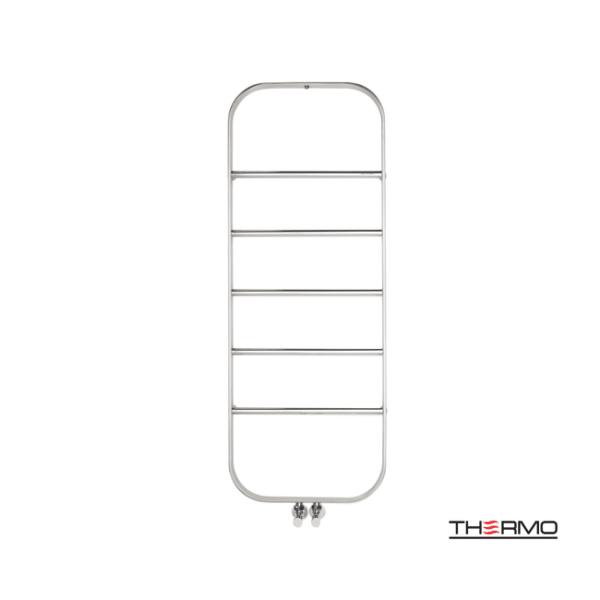 Θερμαινόμενη πετσετοκρεμάστρα inox spark 120x45 brushed - Image 1