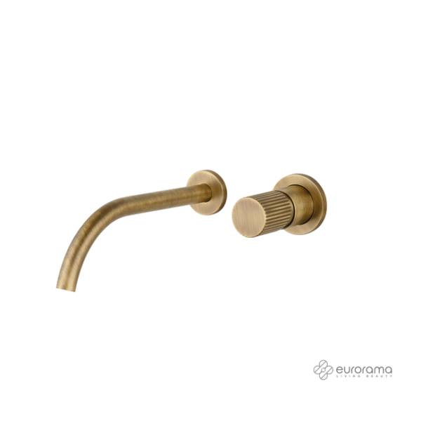 Μπαταρία νιπτήρα ηρος τοίχου oso eurorama bronze brushed - Image 1