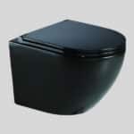 Ceramita Opera Black Matt Rimless Λεκάνη Κρεμαστή 49cm