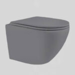 Ceramita Opera Grey Matt Rimless Λεκάνη Κρεμαστή 49cm
