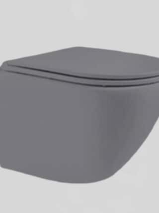 Ceramita Opera Grey Matt Rimless Λεκάνη Κρεμαστή 49cm