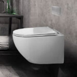 Ceramita Opera White Matt Rimless Λεκάνη Κρεμαστή 49cm