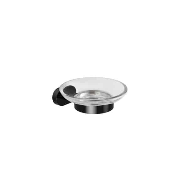 Σαπουνοθήκη μαύρη NEW OVAL 75059A-B KARAG - Image 1