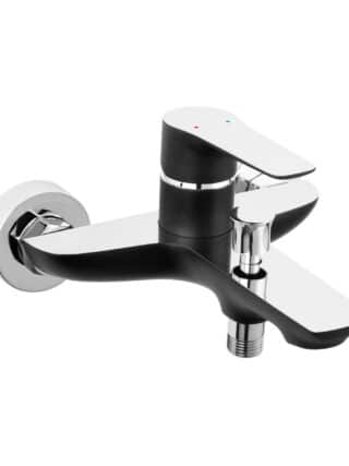 Μπαταρία λουτρού Black/Chrome ADORE BDR1BLC FERRO