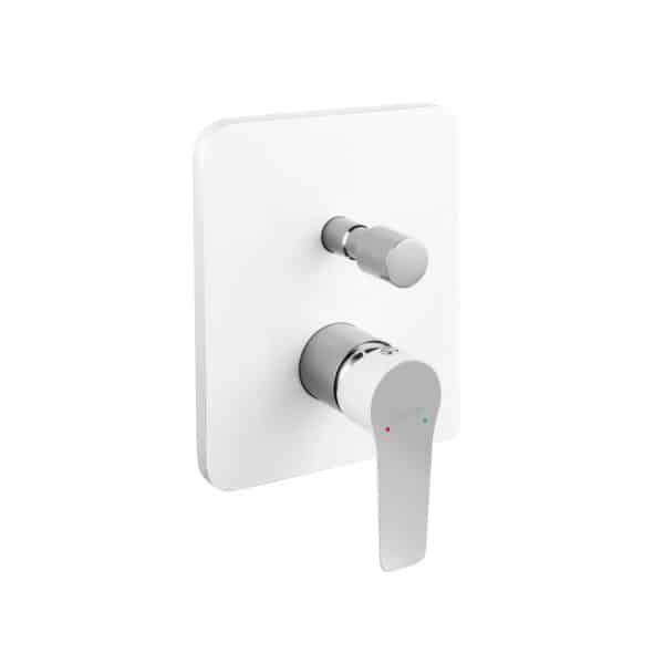 Μίκτης ντους 2 εξόδων White/Chrome ADORE BDR7P FERRO - Image 1