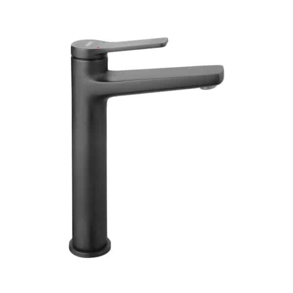 Μπαταρία νιπτήρος υψηλή STRATOS Black BSC2LBL FERRO - Image 1