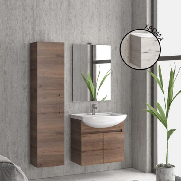 Βάση με δύο πόρτες Ice Oak 8902 NEW BIANNA 65 KARAG 62x35x63cm - Image 1