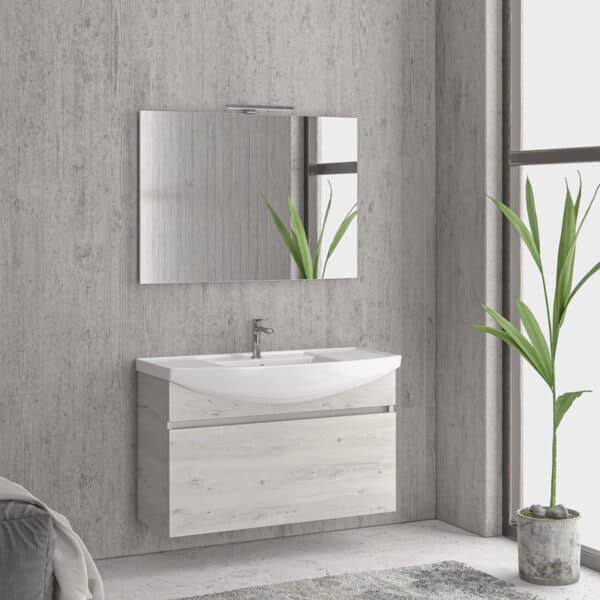 Βάση με συρτάρι Ice Oak 8902 NEW BIANNA 100 KARAG 98x35x63cm - Image 1