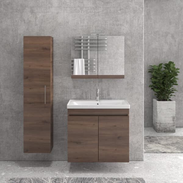 Βάση με δύο πόρτες Brown 8702 NEW SAVA 80 KARAG 77,5x44,5x63cm - Image 1