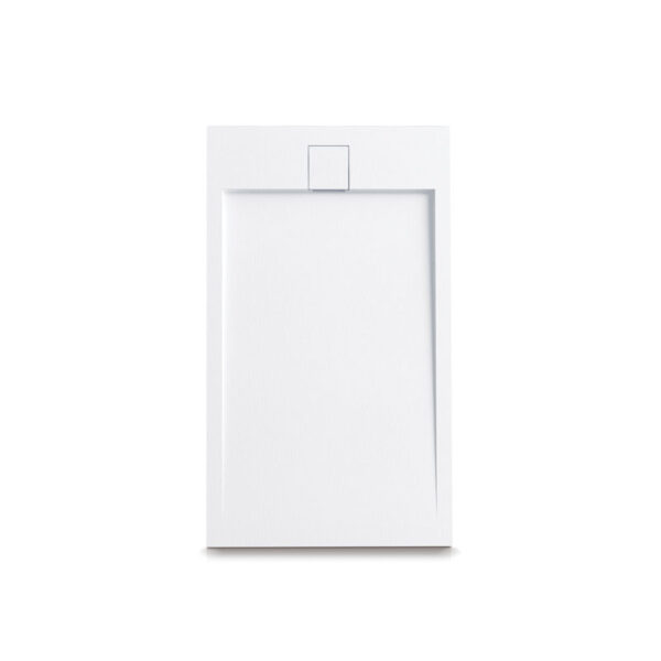 Ντουζιέρα ορθογώνια υψηλής αντοχής ROCCIA Bianco KARAG 170x70x2,5cm - Image 1