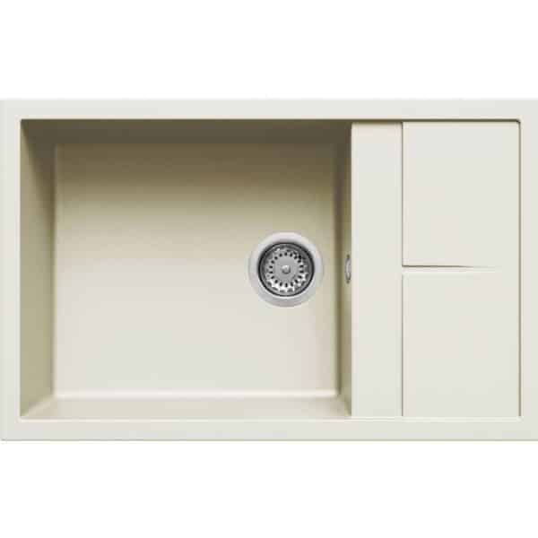 Νεροχύτης κουζίνας UNICO 310 Bianco Antico 62 ELLECI 78x50cm - Image 1