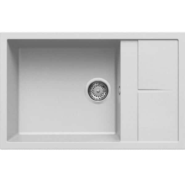 Νεροχύτης κουζίνας UNICO 310 Bianco Titano 68 ELLECI 78x50cm - Image 1