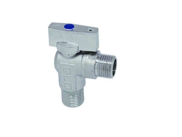GLO - ΔΙΑΚΟΠΤΗΣ ΣΦΑΙΡΙΚΟΣ ΓΩΝΙΑΚΟΣ 1/2"x1/2" 190ΓΡΑΜ - Image 1