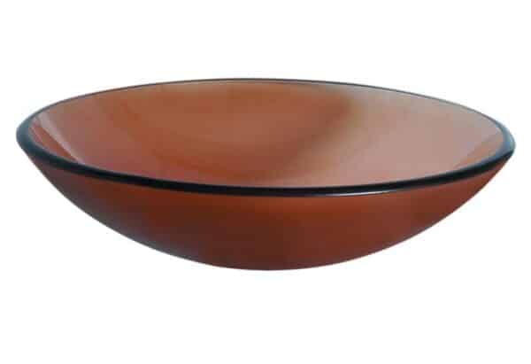ΓΥΑΛΙΝΟΣ ΝΙΠΤΗΡΑΣ Φ42 TRANSPARENT BROWN_ - Image 1